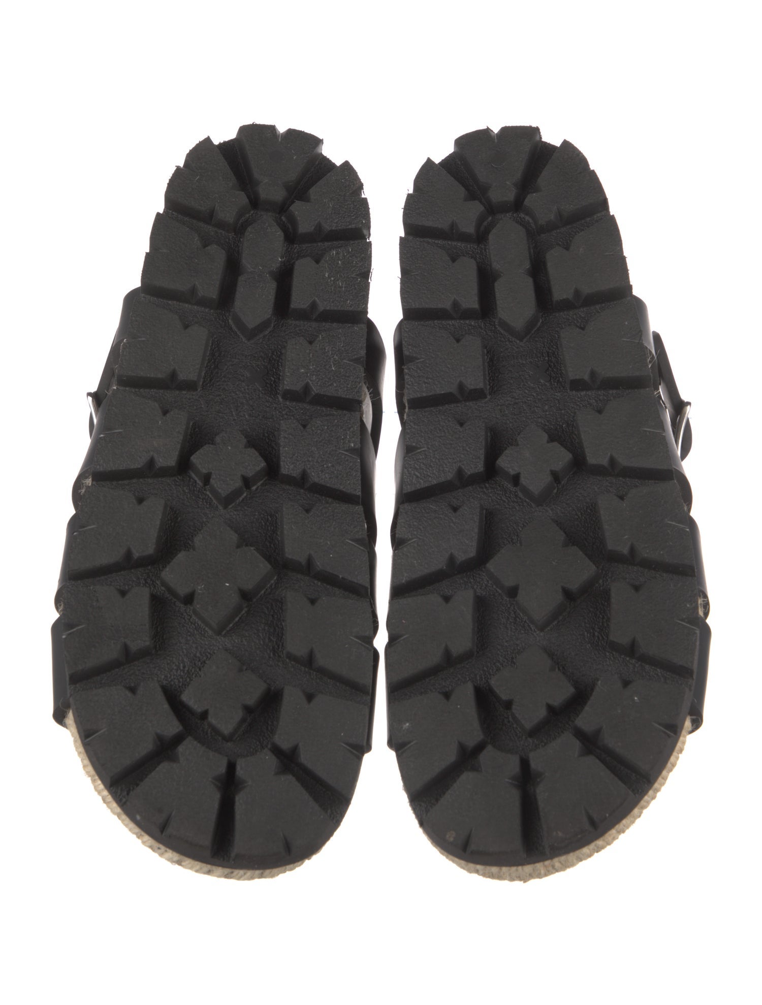 Prada Rubber Slingback Sandals